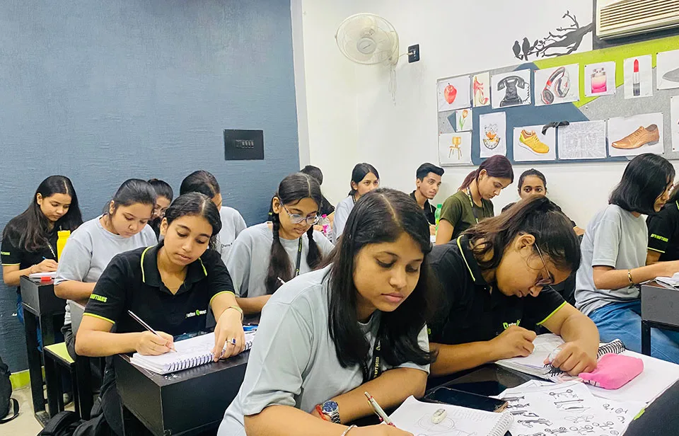 Dezine Quest institute infrastructure for NIFT coaching students